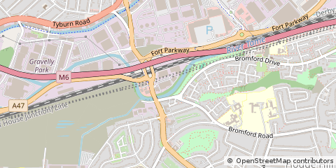 Map of Birmingham, West Midlands