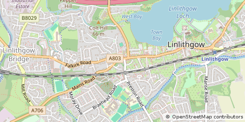 Map of Linlithgow