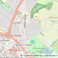 Map of West Bromwich