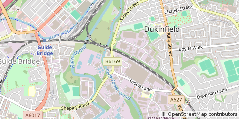 Map of Dukinfield
