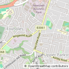 Map of Poole, Dorset