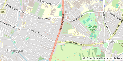Map of Leicester