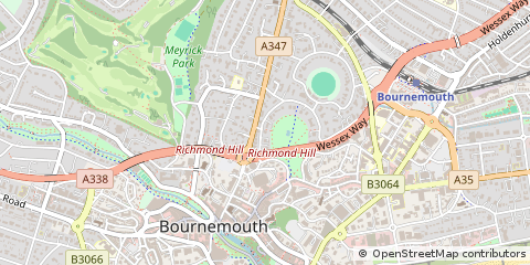 Map of Bournemouth