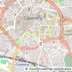 Map of Coventry, West Midlands