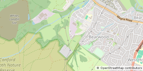 Map of Bournemouth, Dorset