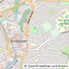 Map of Andover, Hampshire