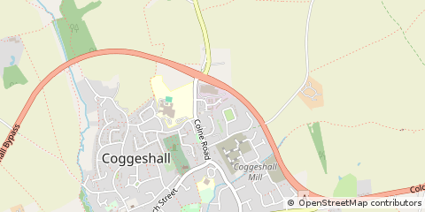 Map of Coggeshall, Essex