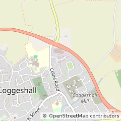 Map of Coggeshall, Essex