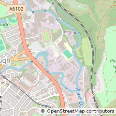 Map of Sheffield, South Yorkshire