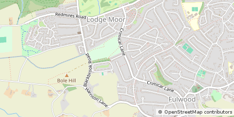 Map of Sheffield