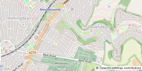 Map of Brighton