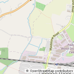 Map of Paddock Wood, Kent