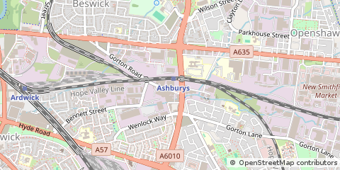 Map of Manchester