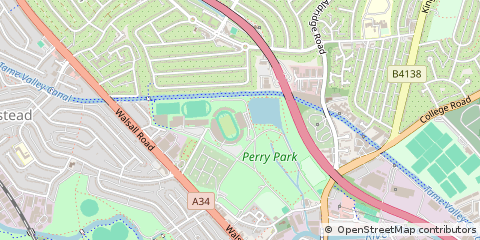Map of Birmingham, West Midlands