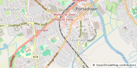 Map of Portadown