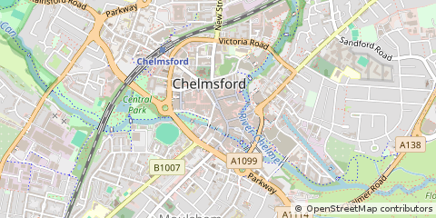 Map of Chelmsford