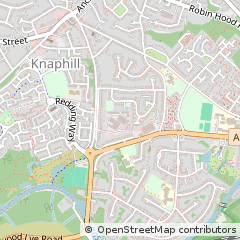 Map of Woking, Surrey