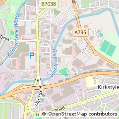 Map of Kilmarnock, Ayrshire
