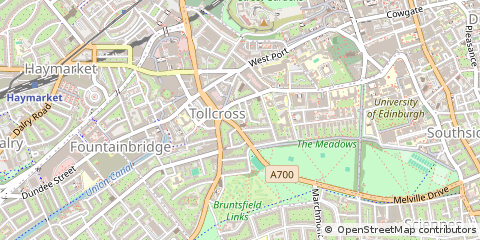Map of Edinburgh