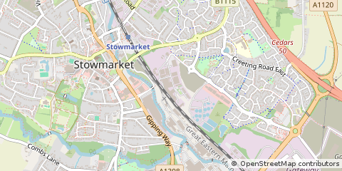 Map of Stowmarket