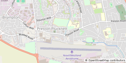 Map of Yeovil, Somerset