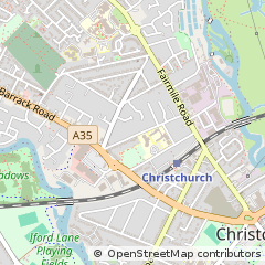 Map of Christchurch