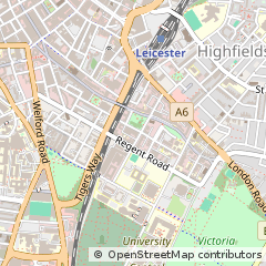 Map of Leicester