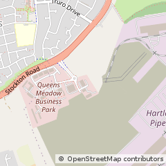 Map of Hartlepool, Teeside