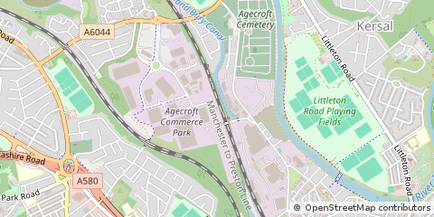 Map of Swinton, Manchester