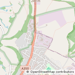 Map of Shaftesbury, Dorset
