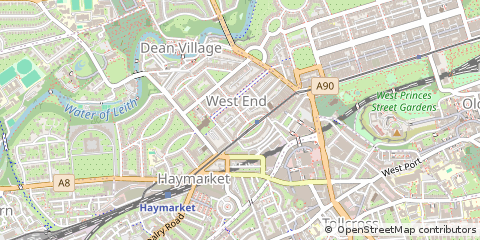 Map of Edinburgh, Midlothian