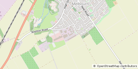 Map of Royston, Herts