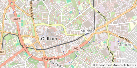Map of Oldham