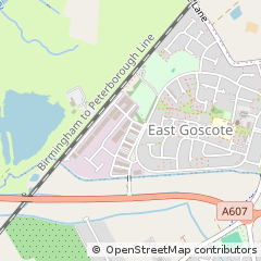 Map of Leicester
