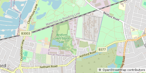 Map of Ashford