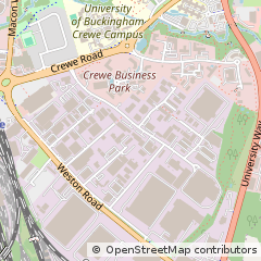 Map of Crewe, Cheshire