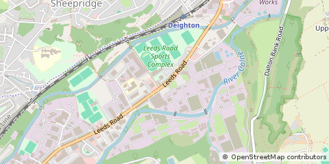 Map of Huddersfield