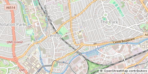 Map of Nottingham