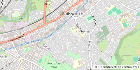 Map of Manchester