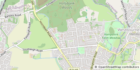 Map of Emsworth, Hampshire