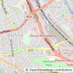 Map of Stoke-on-Trent