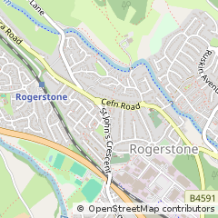 Map of Newport, Newport, Gwent