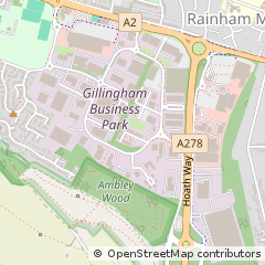 Map of Gillingham
