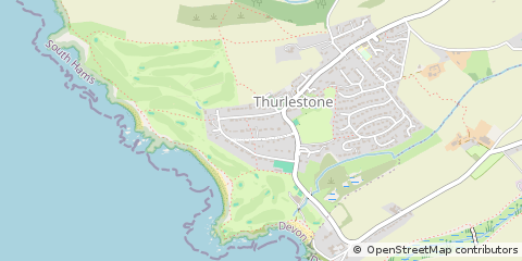 Map of Kingsbridge, Devon