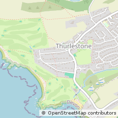Map of Kingsbridge, Devon