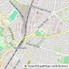 Map of Horsham