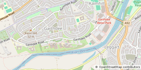 Map of Aberdeen