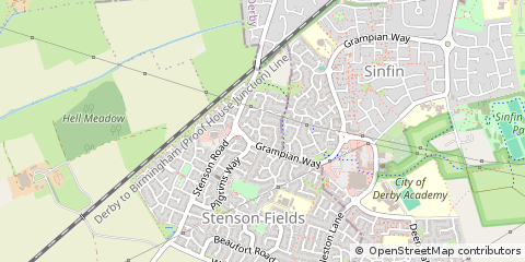 Map of Derby