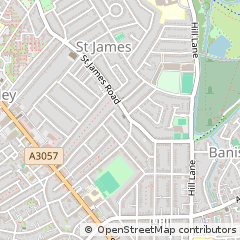 Map of Southampton, Hampshire