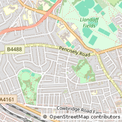 Map of Cardiff